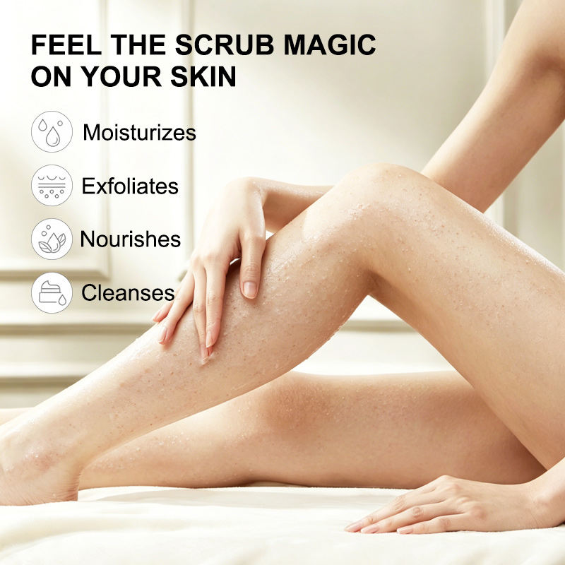 gentle body scrub for sensitive skin