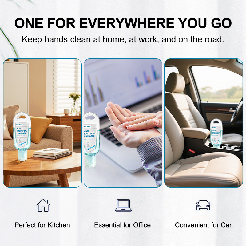 non sticky anti bacterial hand gel